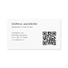 Logo Professional Consultant QR Code Minimal White