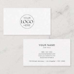 Logo Professional Corporate Minimalist Modern Business Card