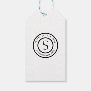 Logo Professional Plain Simple Modern Gift Tags