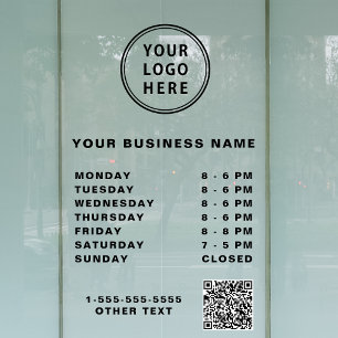 Logo QR Code Business Hours