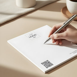 Logo QR Code Simple Notepad