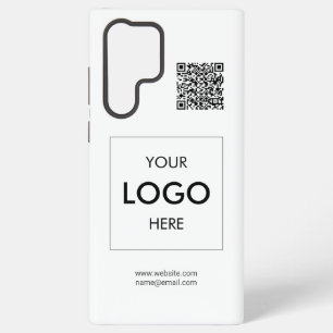 Logo QR Code White Professional Samsung Galaxy Case