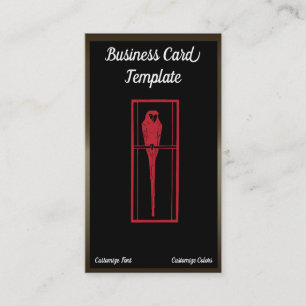 Logo Red Parrot Business Card