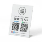 Logo Scan to Pay CashApp Venmo QR Code