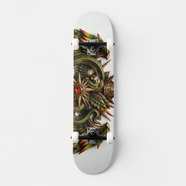 logo schimeri rasta  skateboard (Front)