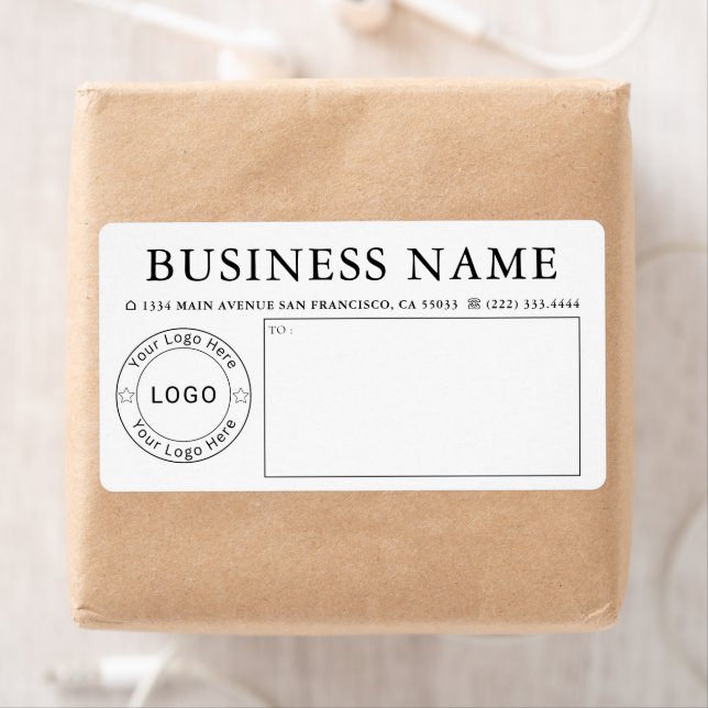Logo Shipping Business Professional Label (Insitu)