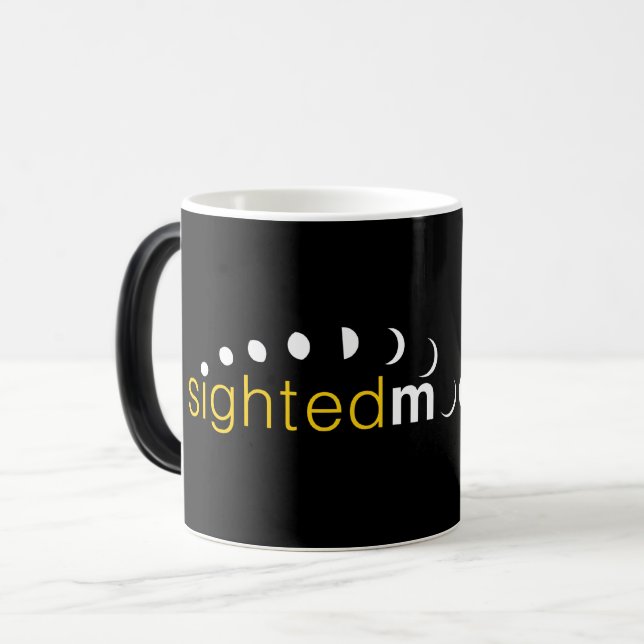 Logo Sighted Moon dot com Magic Mug (Front Left)