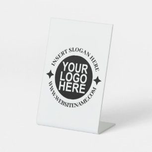 Logo Simple Modern Professional Create Your Own  Pedestal Sign