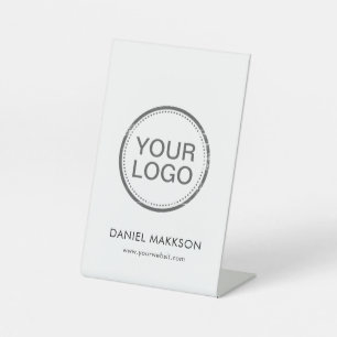 Logo Simple Professional Pedestal Sign