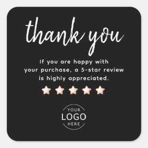 Logo Small Business Packaging Sticker