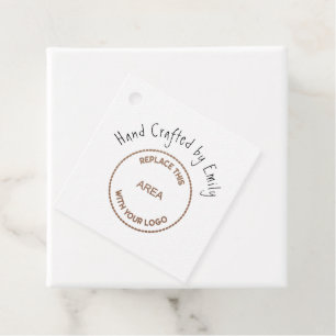 Logo Small Craft Business Name Thankyou Website Favour Tags