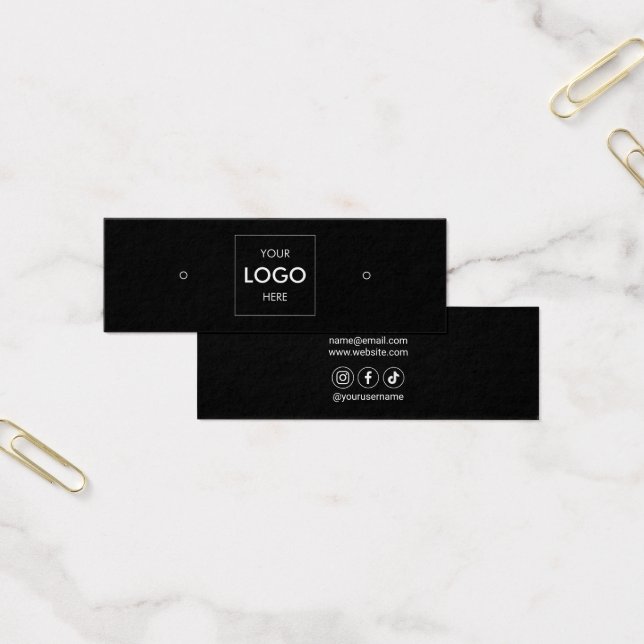 Logo Social Media Earring Display (Office)