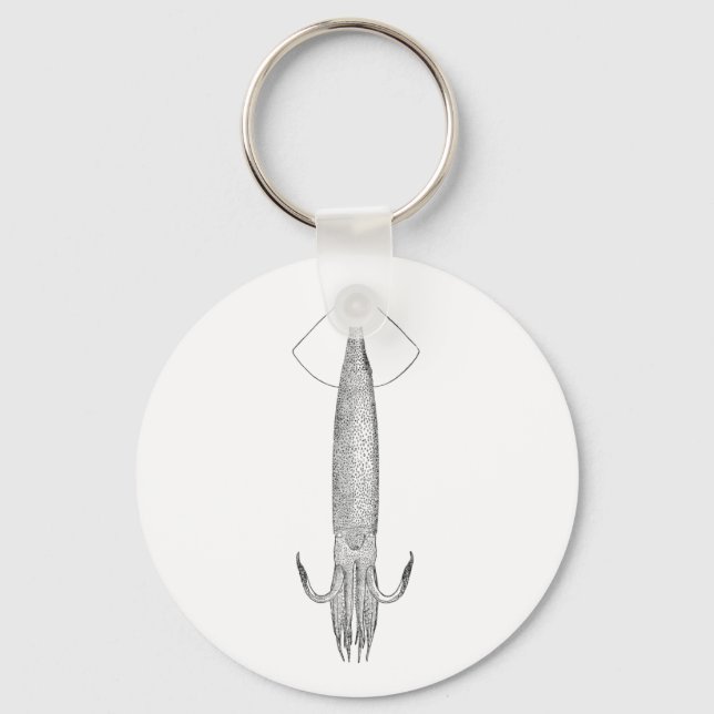 Logo Squid (illex) Key Ring (Front)