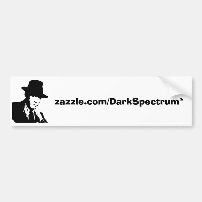 Logo Sticker "zazzle.com/DarkSpectrum*" (Front)