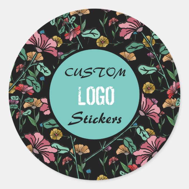 Logo stickers, custom logo, custom stickers, label (Front)