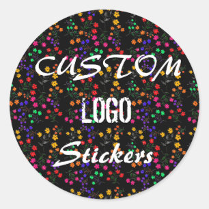 Logo stickers, custom logo, custom stickers, label