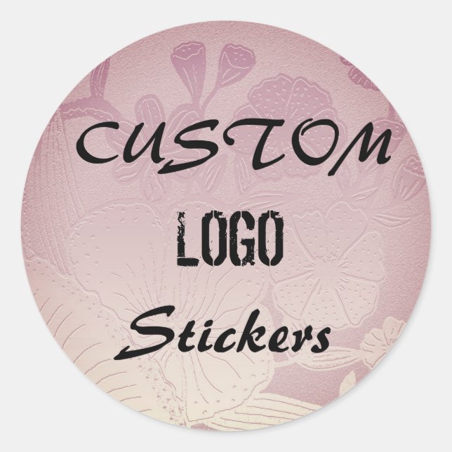 Logo stickers, custom logo, custom stickers, label (Front)