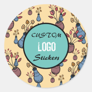 Logo stickers, custom logo, custom stickers, label