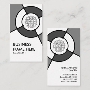 logo target business card