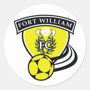 Logo -Team Kit - Fort William High... - Customised Classic Round Sticker