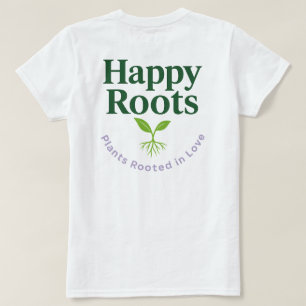 Logo Tee (Back Print) Happy Roots
