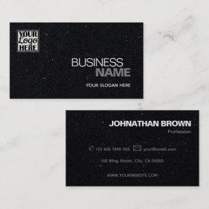 Logo Template Elegant Classic Simple Black Business Card