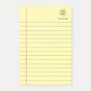  Logo Text Business Lined School Notebook Paper  Post-it Notes