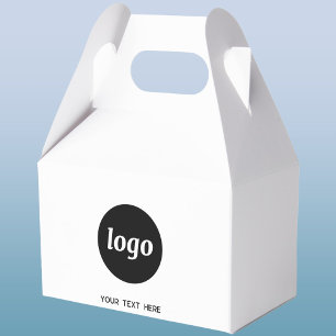 Logo Text QR Code Promotional Business Packaging Favour Box