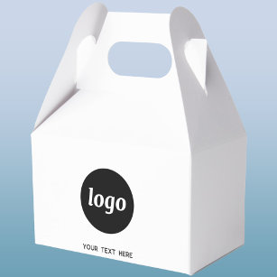 Logo Text QR Code Promotional Business Packaging  Favour Box