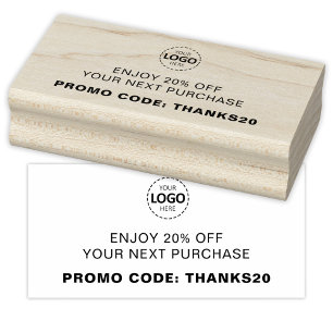 Logo Upload Custom Discount  Rubber Stamp