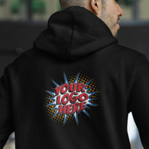 Logo Upload Template - Back Only - Create Your Own Hoodie