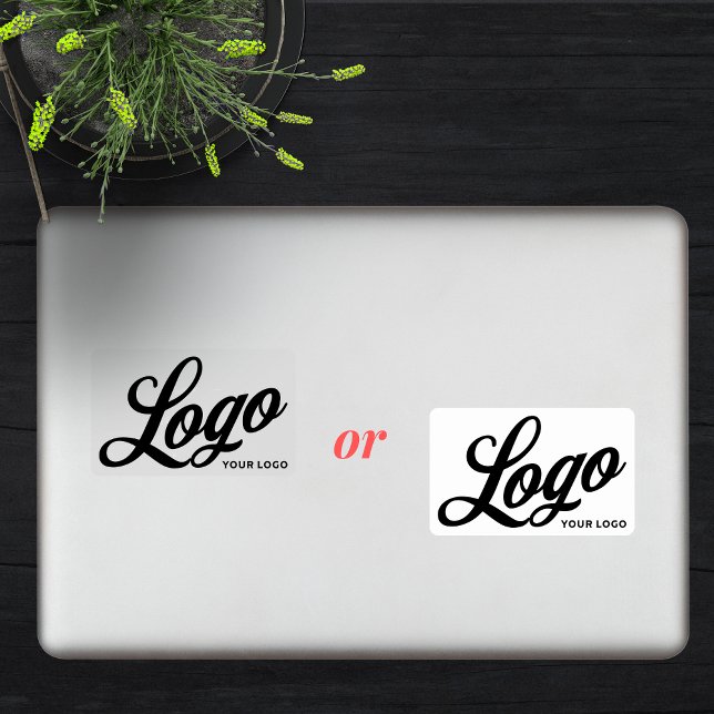 Logo + Vinyl rectangle Business Company Laptop (Creator Uploaded)