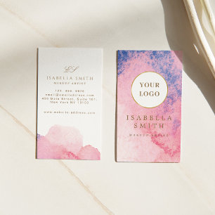 Logo Watercolor Modern  Business Card