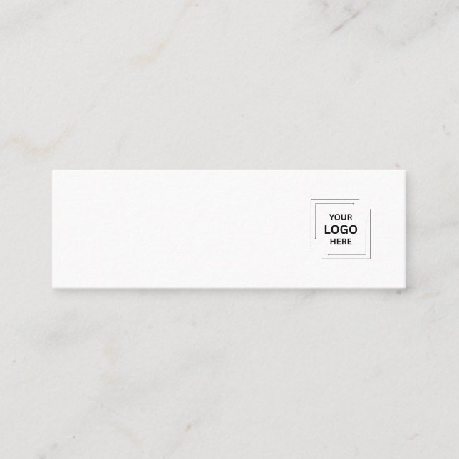 Logo White Stud Earring Jewellery Display Card (Front)