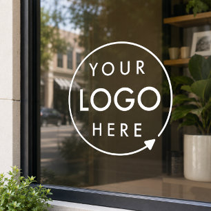 Logo Window Cling Business Door Glass Decal