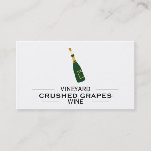 Logo with Dividers Champagne Business Card