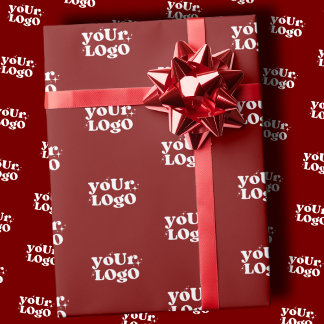 Logo Wrapping Paper, Business Logo Wrapping Paper
