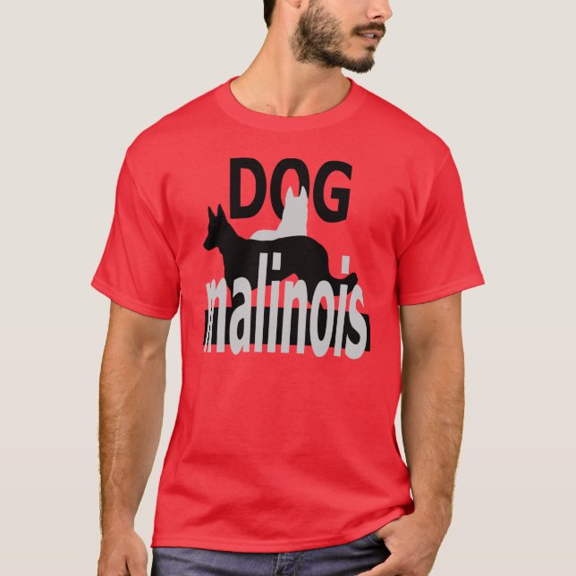 logodogmalinois4 T-Shirt (Front)