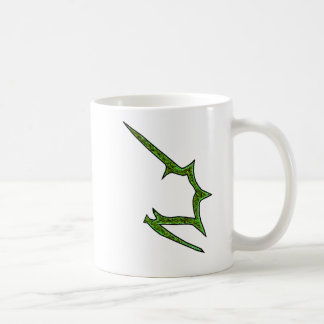 Logos on both side, mirrored coffee mug