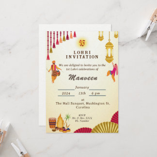 Lohri Invitation