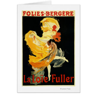 Loie Fuller at the Folies-Bergere Theatre