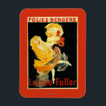 Loie Fuller at the Folies-Bergere Theatre Magnet<br><div class="desc">Paris,  France - Loie Fuller at the Folies-Bergere Theatre Promo Poster - Paris,  France  was created in 1893. This image depicts scenes from Paris,  France.</div>
