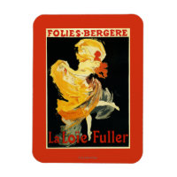 Loie Fuller at the Folies-Bergere Theatre