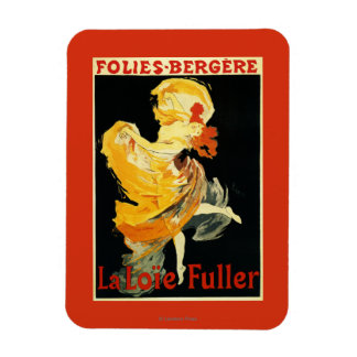 Loie Fuller at the Folies-Bergere Theatre Magnet