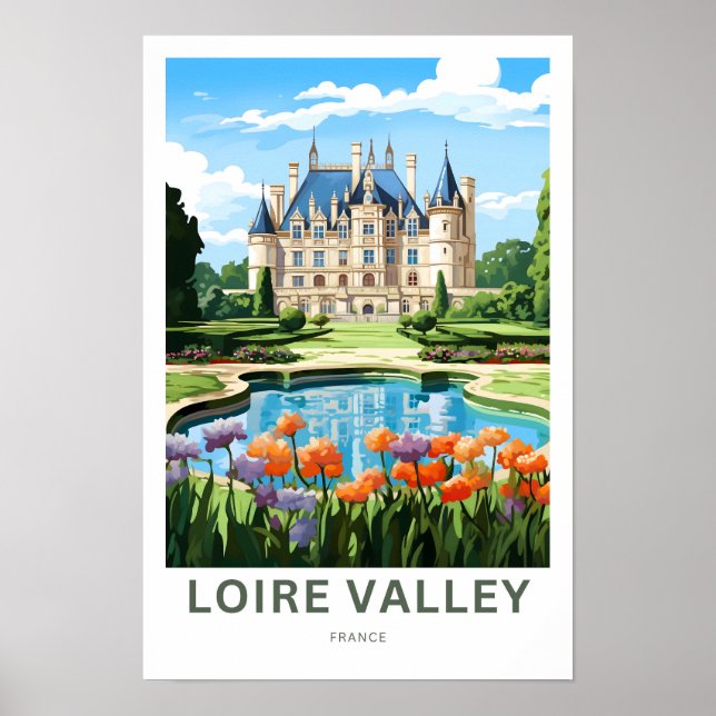 Loire Valley France Travel Print (Front)
