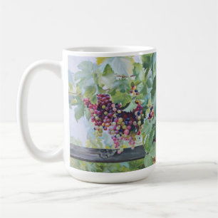 Loire Valley Vineyard – French Grape Painting Coffee Mug