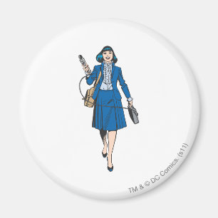 Lois Lane with Microphone Magnet