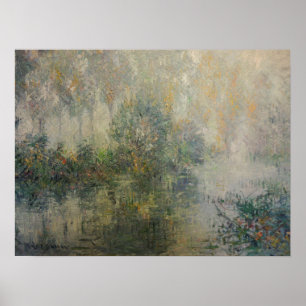 Loiseau - Edges Of The Eure River Landscape Poster