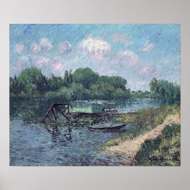 Loiseau - Laundry On The Seine At Herblay 1906 Poster (Front)