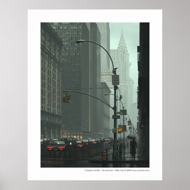 L'oiseau mouillé - The wet bird Poster (Front)